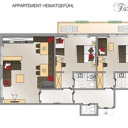 Chalet Tschallener Apartment Риед им Оберинтал Екстериор снимка